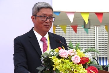 Ông Nguyễn Trường Sơn – Giám đốc Bệnh viện Chợ Rẫy giới thiệu về dự án.
